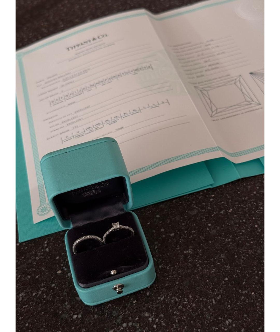 TIFFANY&CO Серебряное кольцо из белого золота, фото 2