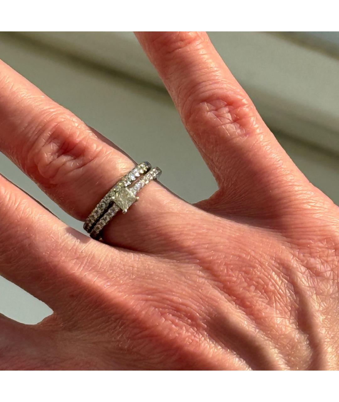 TIFFANY&CO Серебряное кольцо из белого золота, фото 6