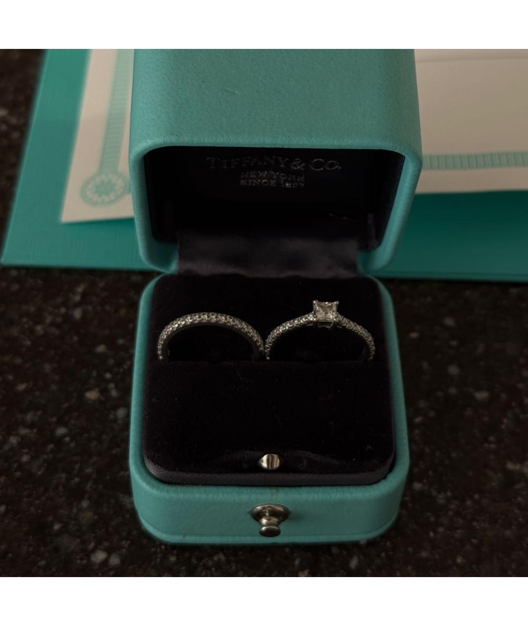 TIFFANY&CO Серебряное кольцо из белого золота, фото 3