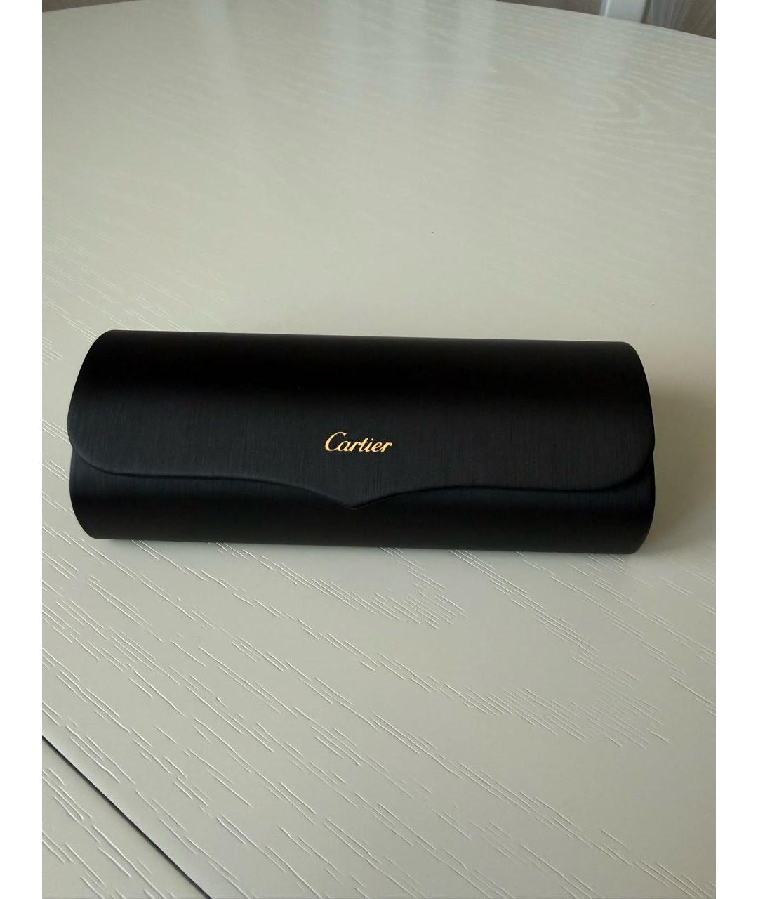 CARTIER Золотые металлические солнцезащитные очки, фото 4