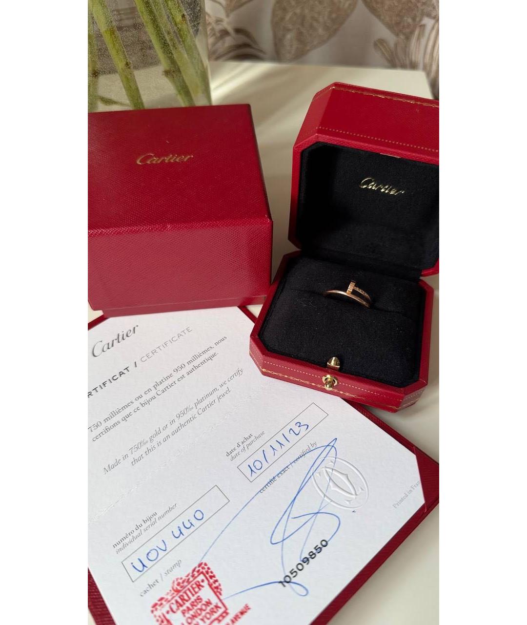 CARTIER Кольцо из розового золота, фото 4