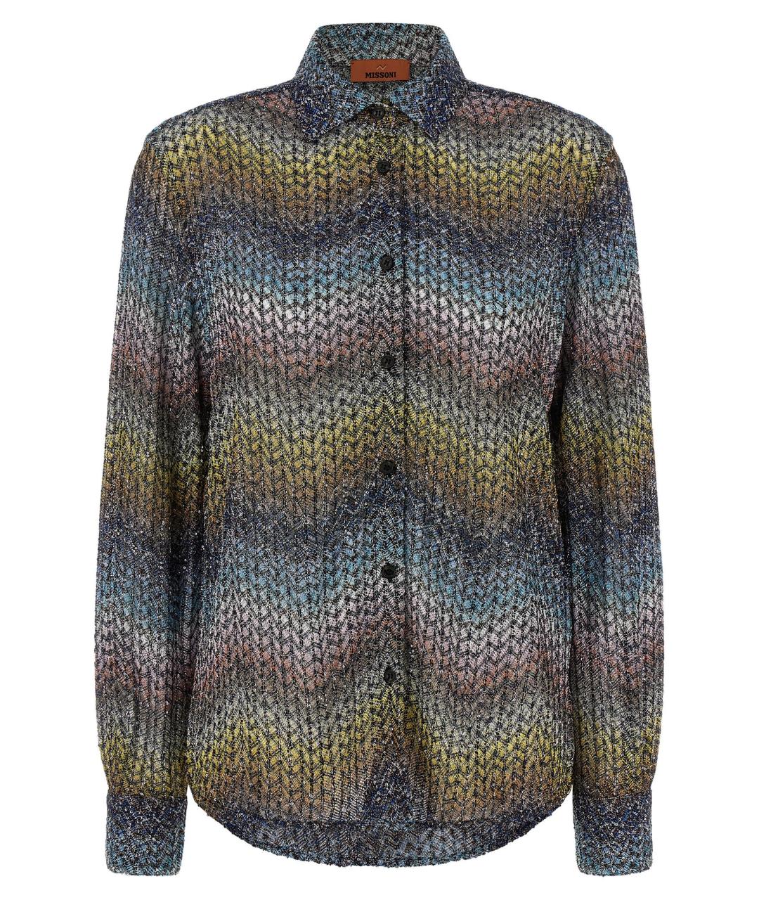 MISSONI Мульти вискозная рубашка, фото 1