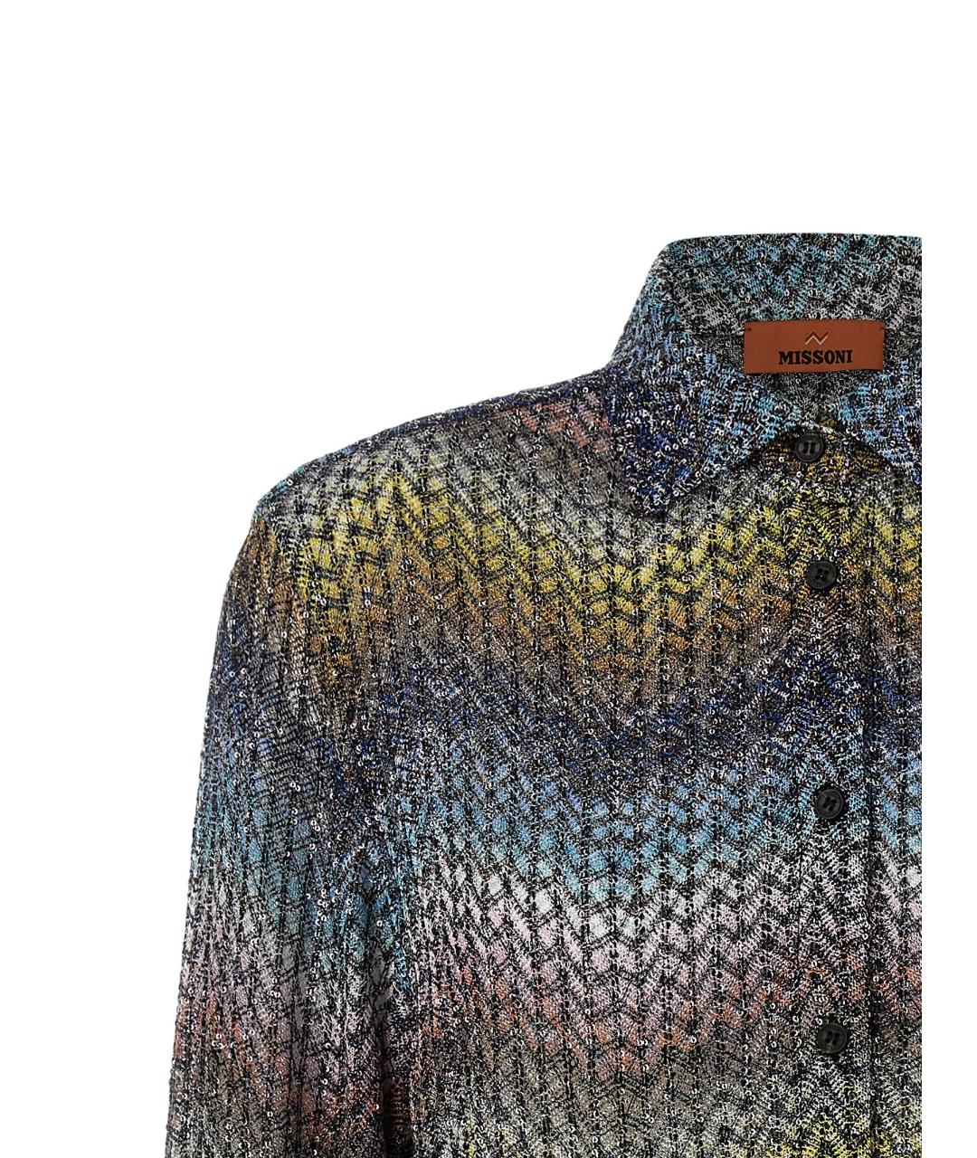 MISSONI Мульти вискозная рубашка, фото 3