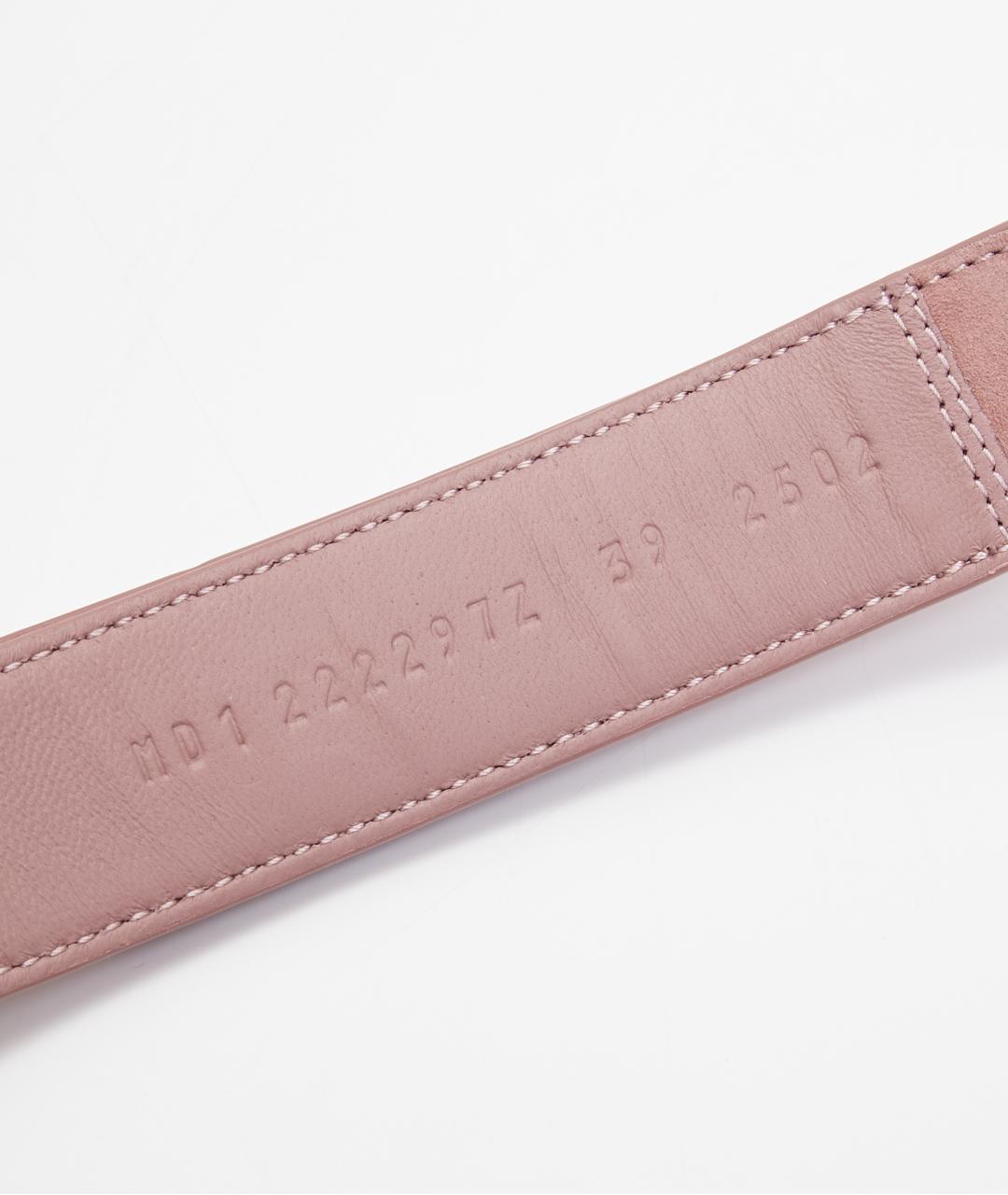 HERMES Розовые замшевые шлепанцы, фото 6