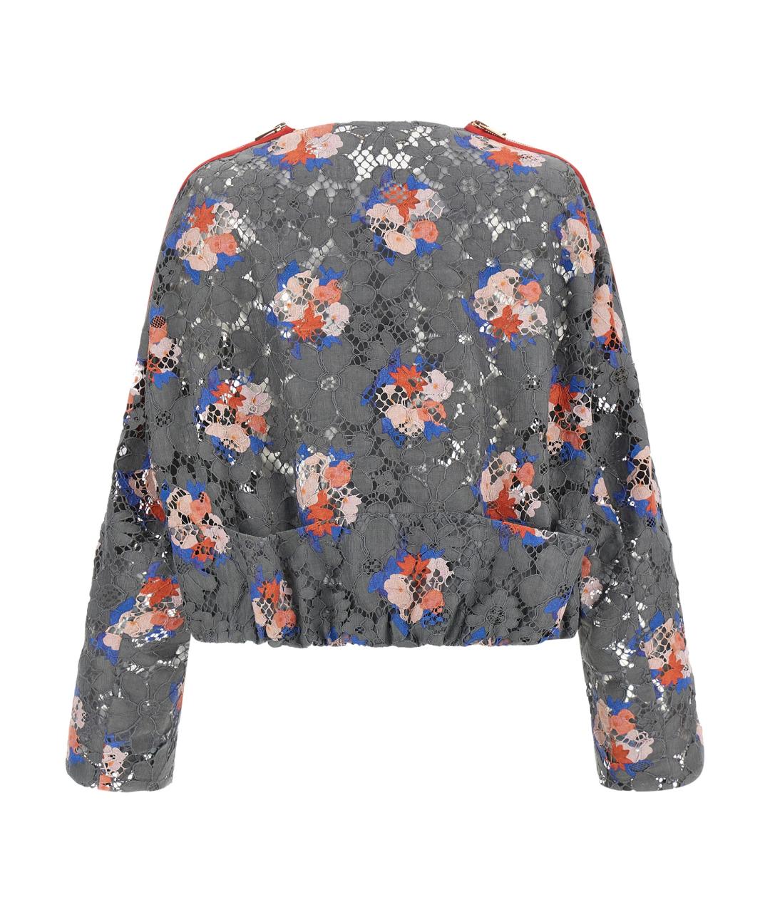 FENDI Серый хлопковый жакет/пиджак, фото 2