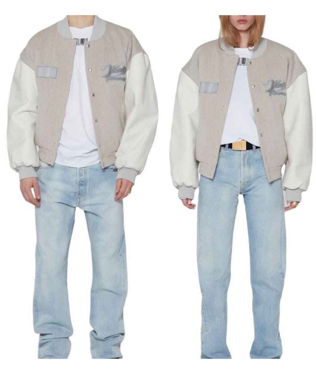 VTMNTS Серая шерстяная куртка, фото 2