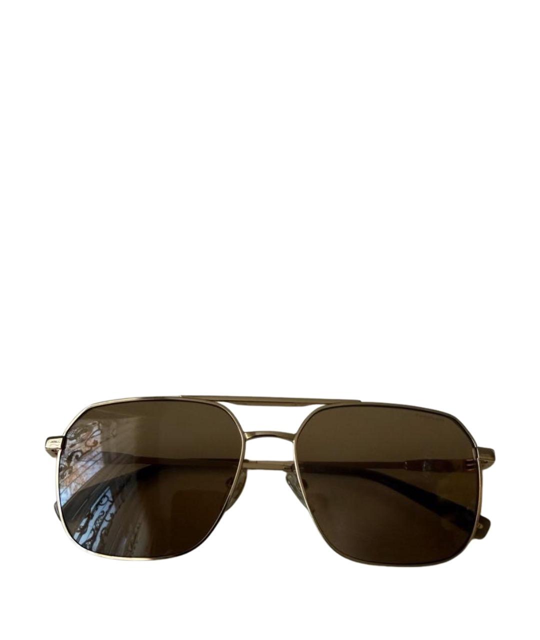 CHOPARD Золотые металлические солнцезащитные очки, фото 1