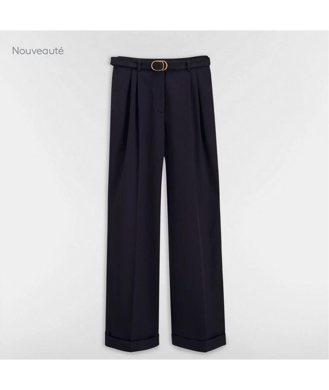 CHRISTIAN DIOR Темно-синие брюки широкие, фото 4