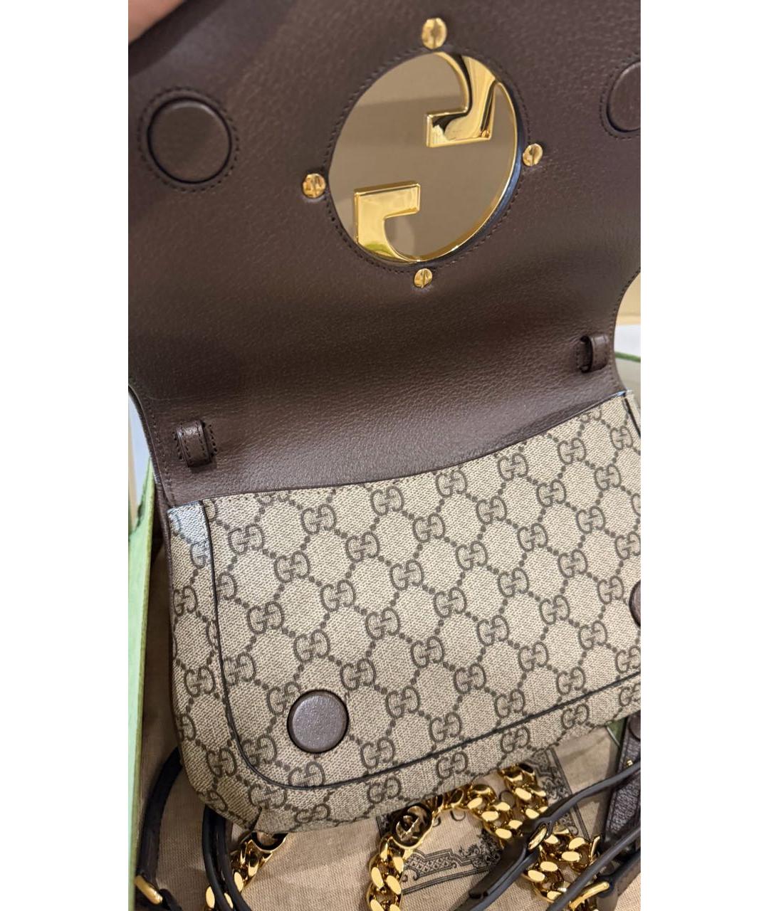 GUCCI Коричневая сумка через плечо, фото 4