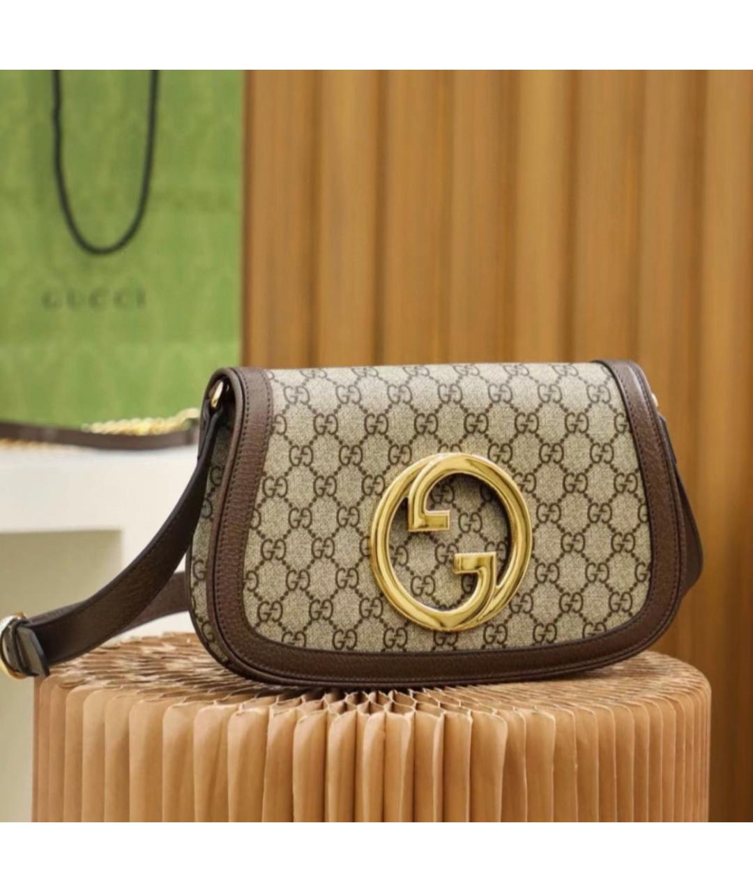 GUCCI Коричневая сумка через плечо, фото 2