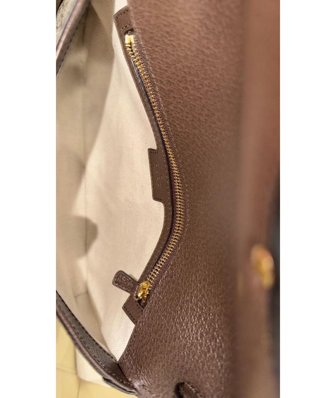 GUCCI Коричневая сумка через плечо, фото 5