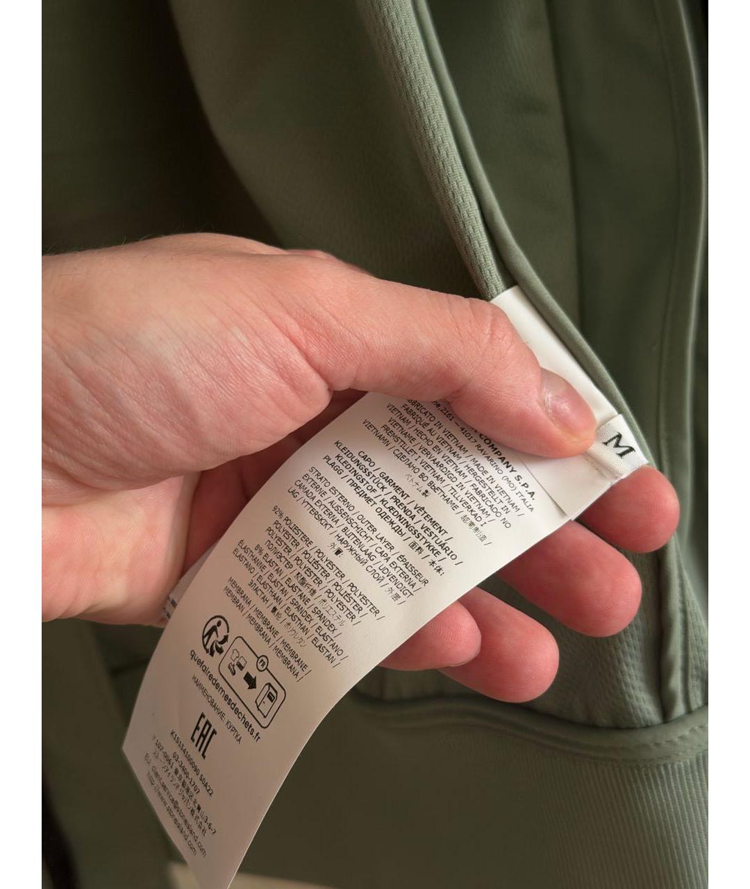 STONE ISLAND Зеленая полиэстеровая куртка, фото 5