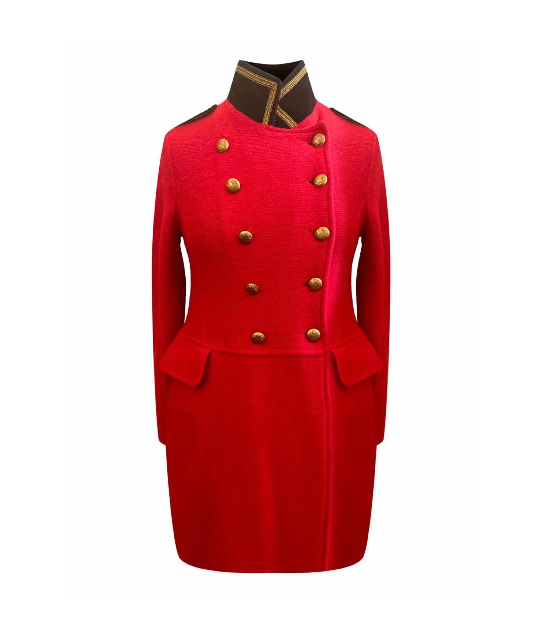 RALPH LAUREN Красный шерстяной кардиган, фото 7