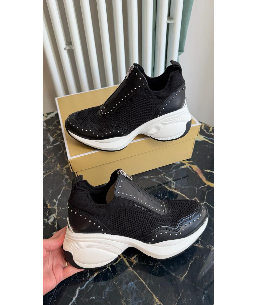 MICHAEL KORS Черные кроссовки, фото 5