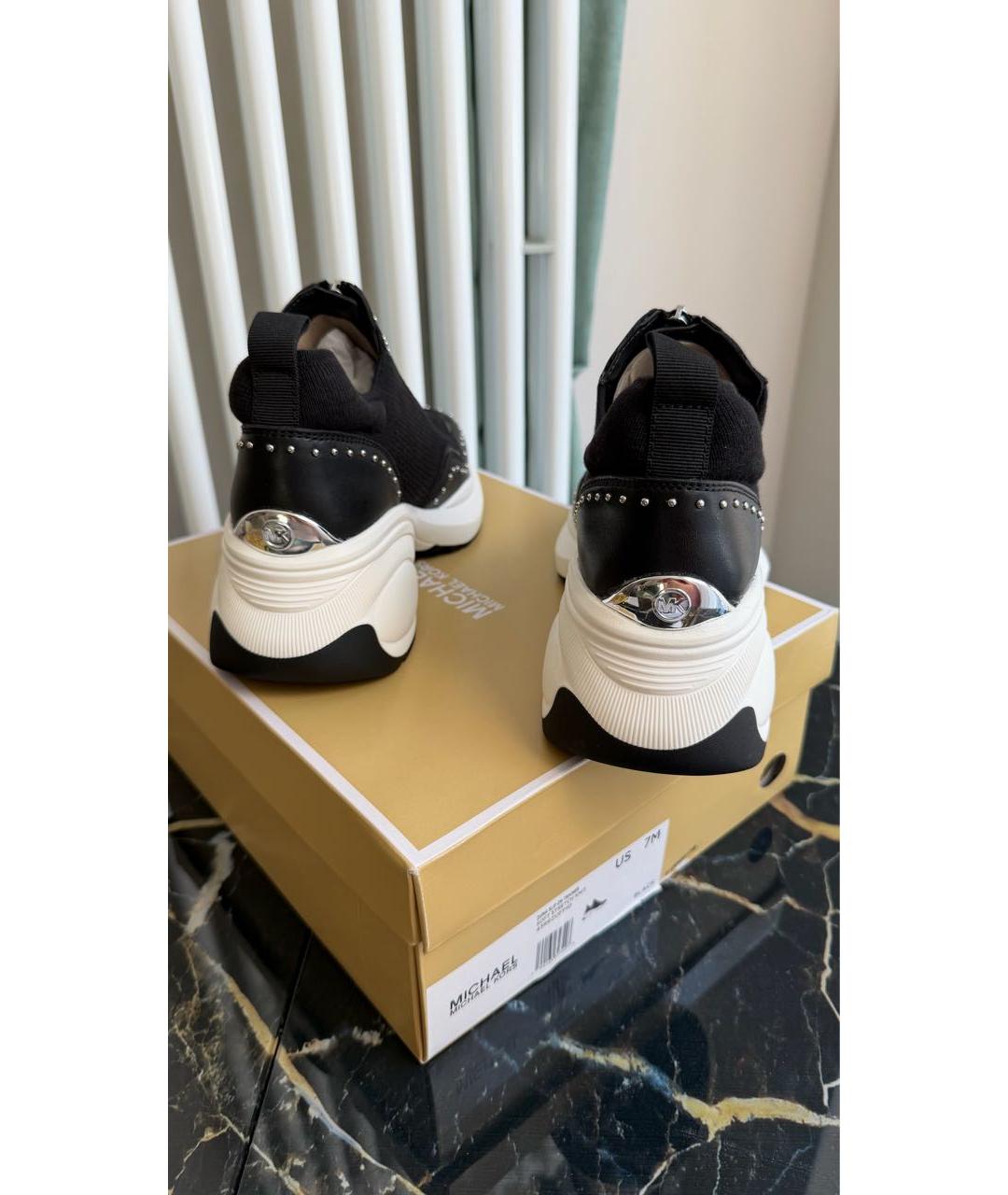 MICHAEL KORS Черные кроссовки, фото 3