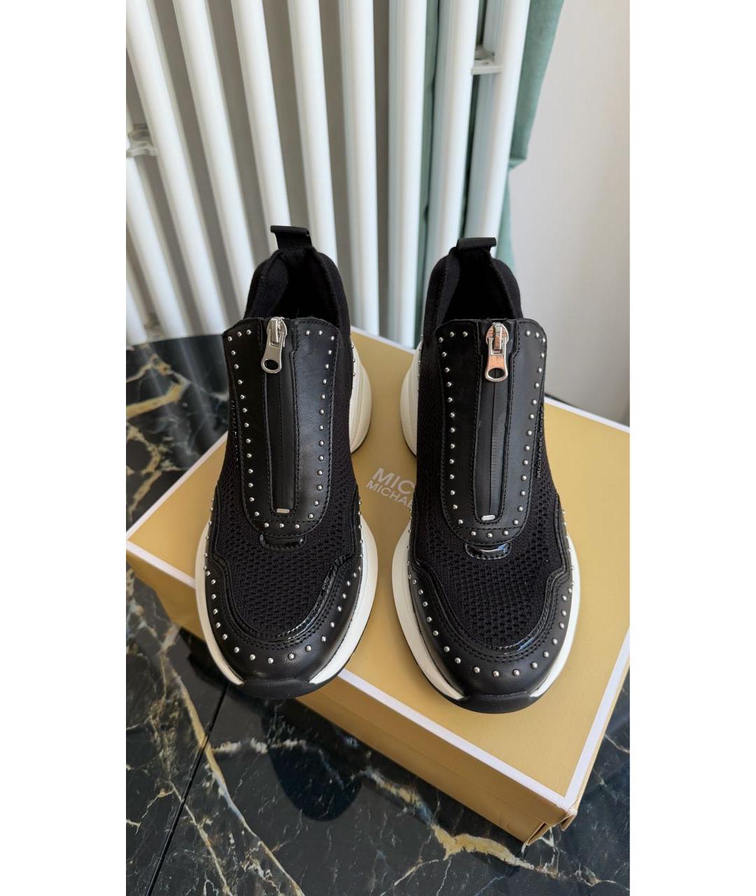 MICHAEL KORS Черные кроссовки, фото 4