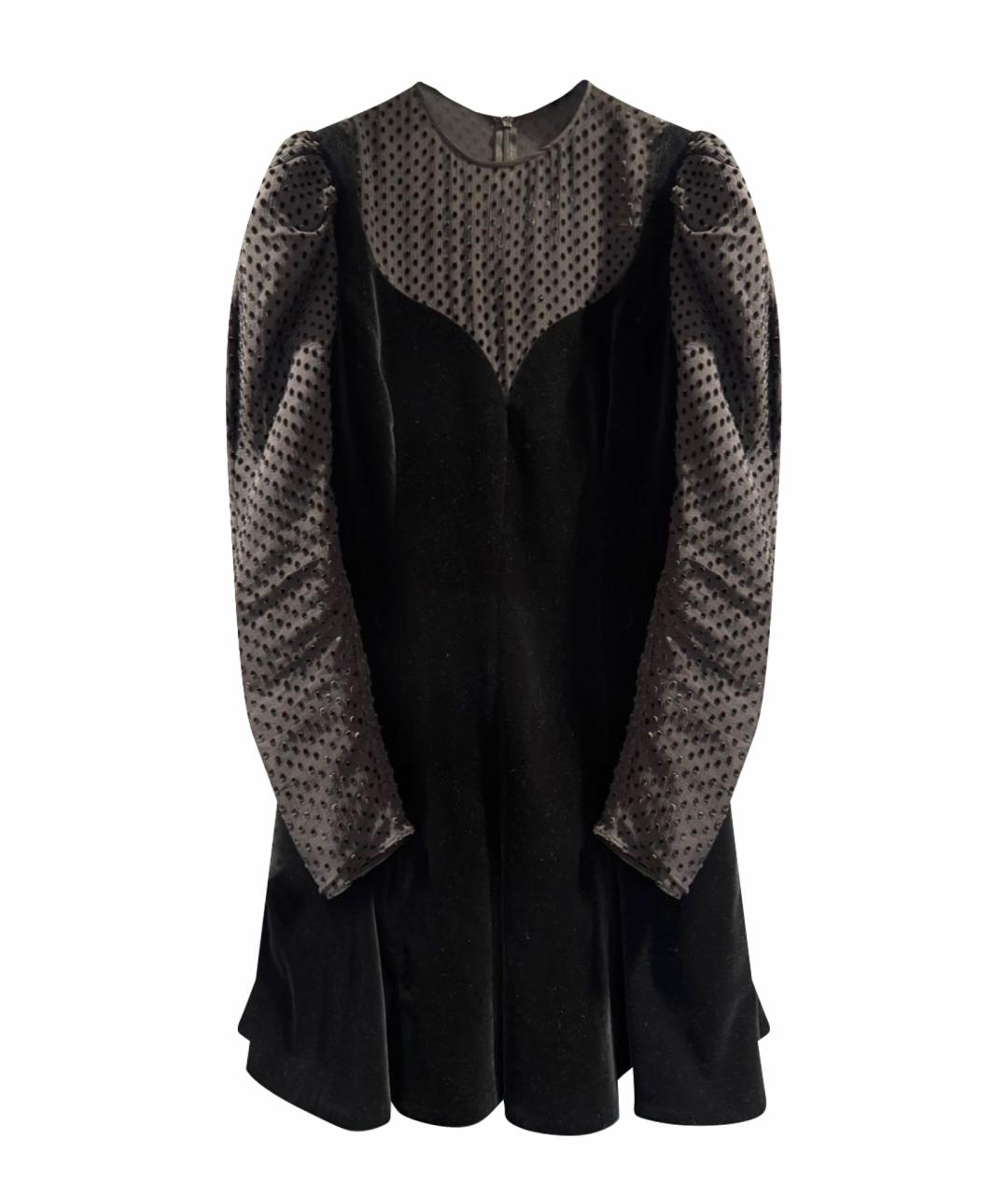 VALENTINO Черное коктейльное платье, фото 1