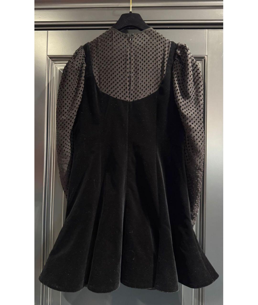 VALENTINO Черное коктейльное платье, фото 2