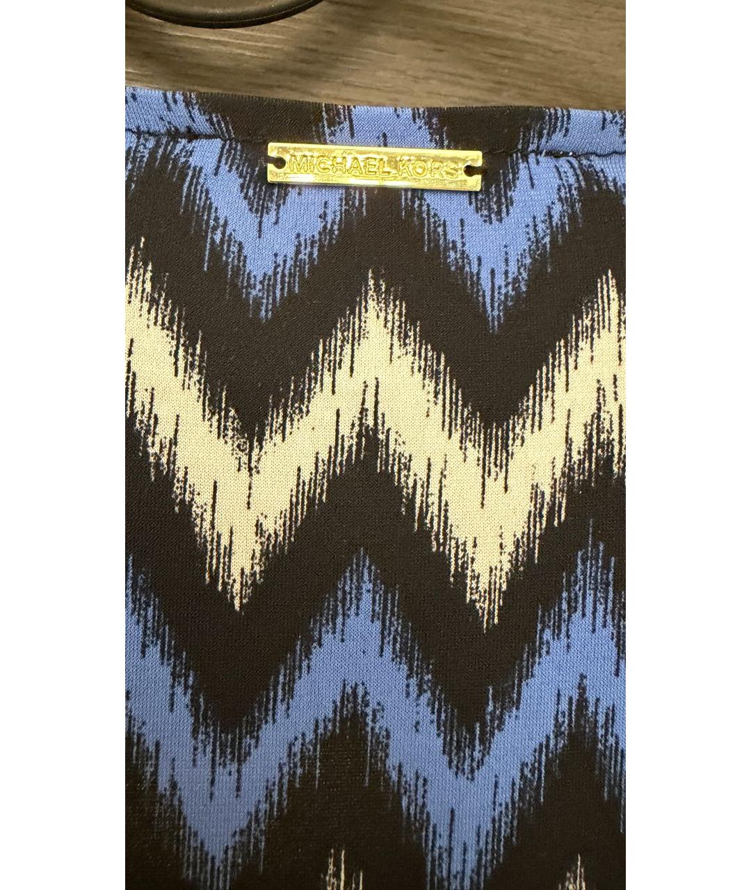 MICHAEL KORS Мульти полиэстеровое вечернее платье, фото 4