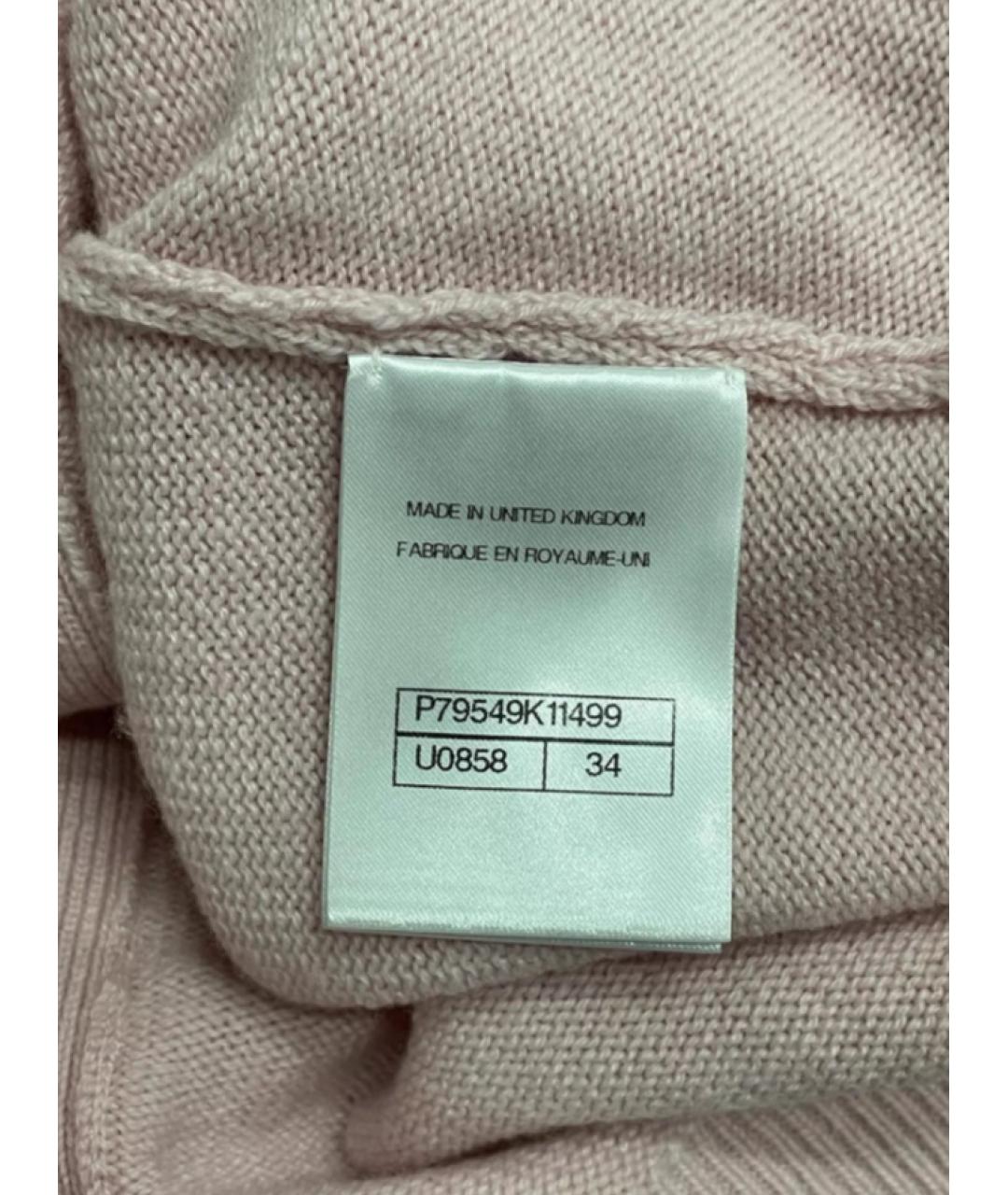 CHANEL Розовый кашемировый кардиган, фото 5