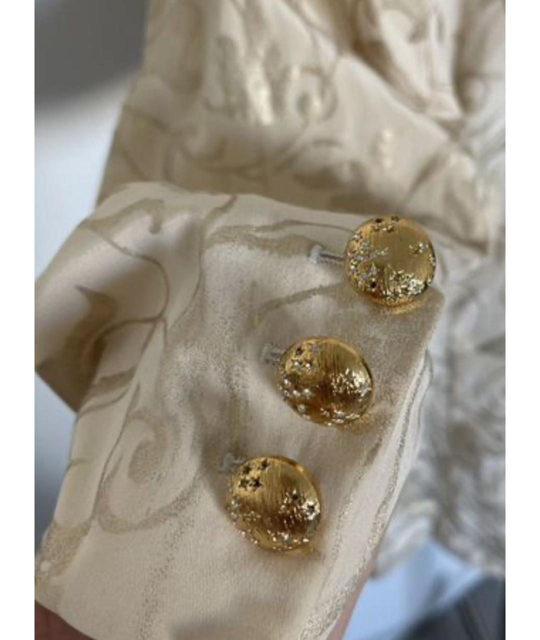 ESCADA Золотой шелковый жакет/пиджак, фото 4