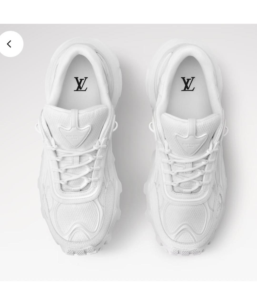 LOUIS VUITTON Белые кожаные высокие кроссовки / кеды, фото 3