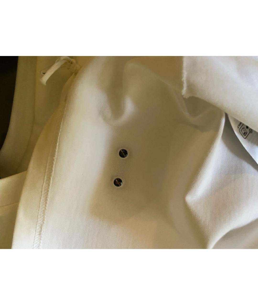 JIL SANDER Белая хлопковая футболка, фото 6