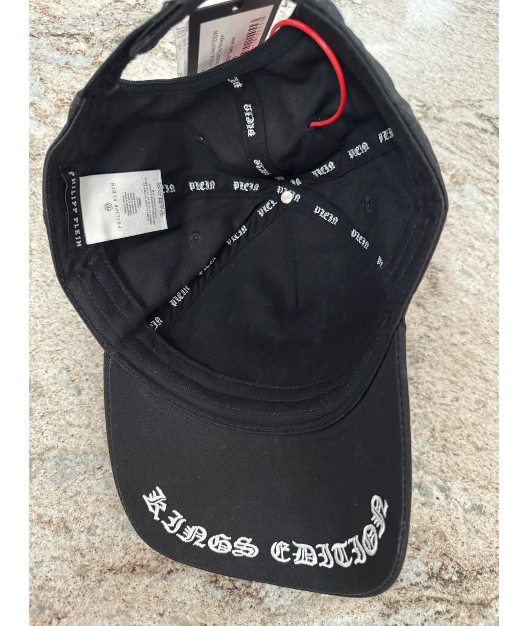 PHILIPP PLEIN Черная хлопковая кепка/бейсболка, фото 8