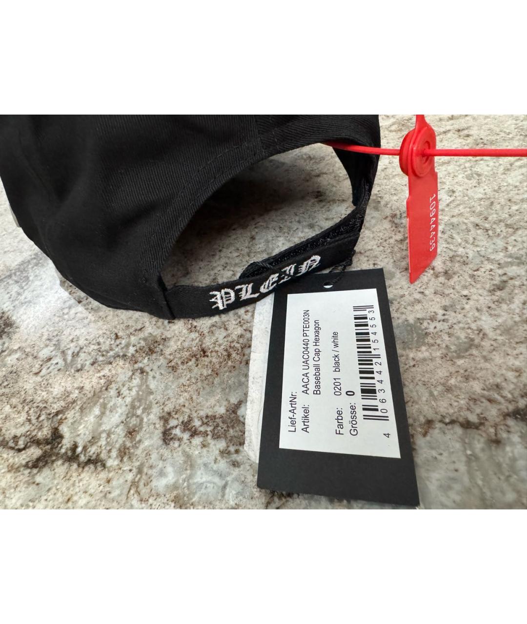 PHILIPP PLEIN Черная хлопковая кепка/бейсболка, фото 7