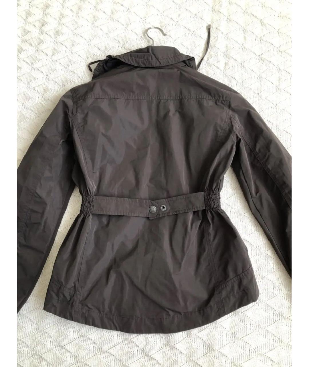 CALVIN KLEIN Коричневая полиэстеровая куртка, фото 2