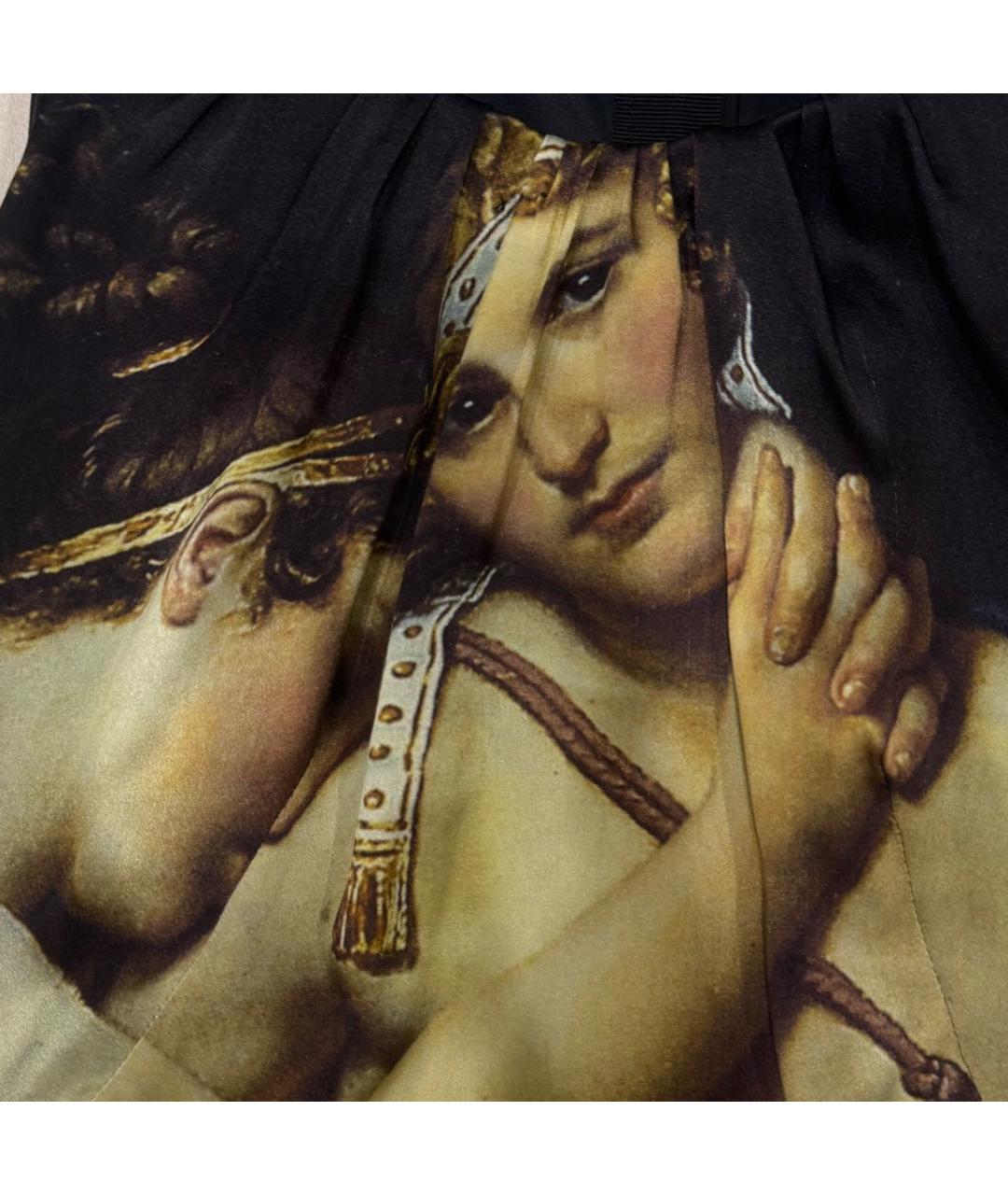 DOLCE&GABBANA Мульти шелковая майка, фото 4