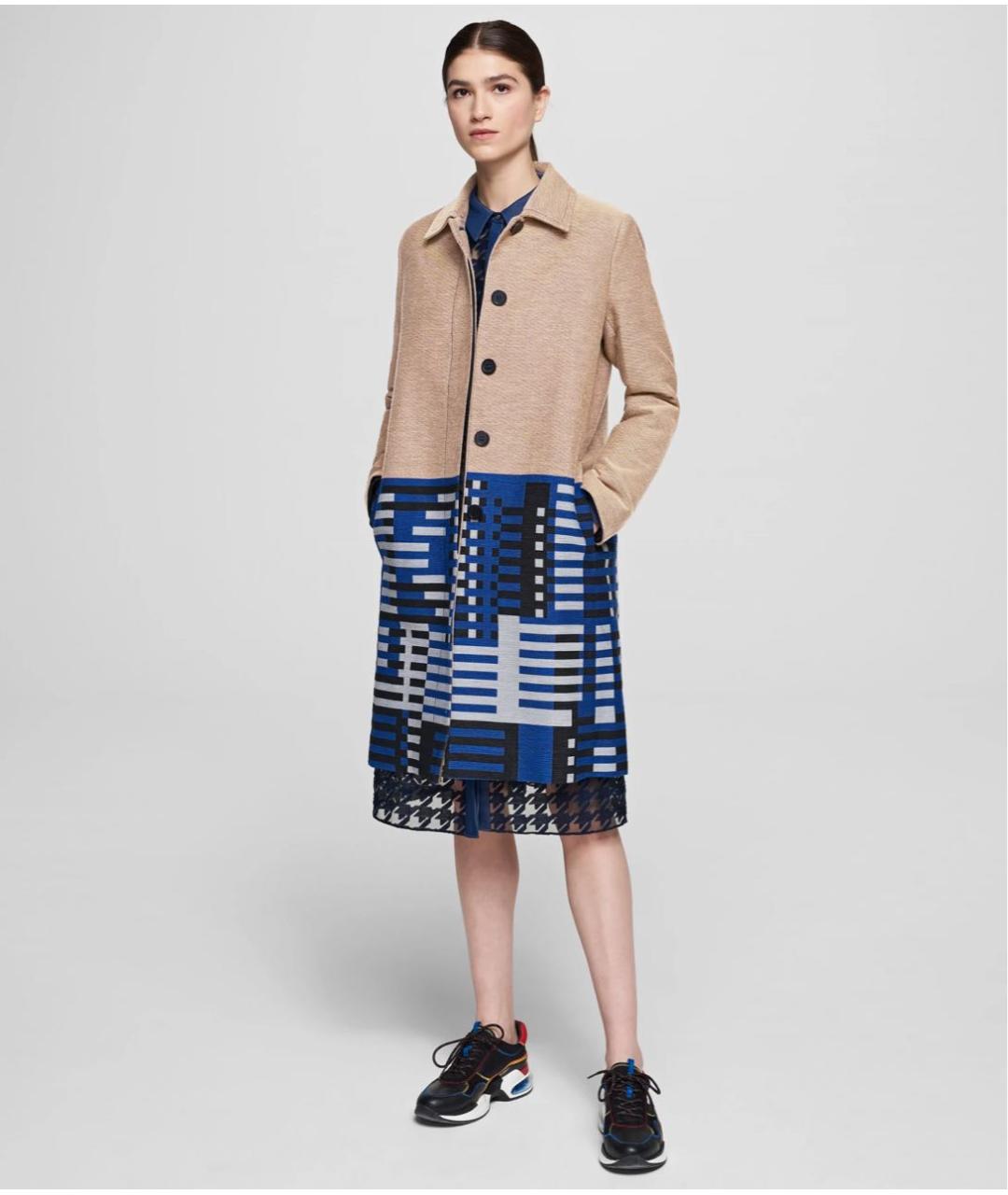 KARL LAGERFELD Мульти хлопковое пальто, фото 7