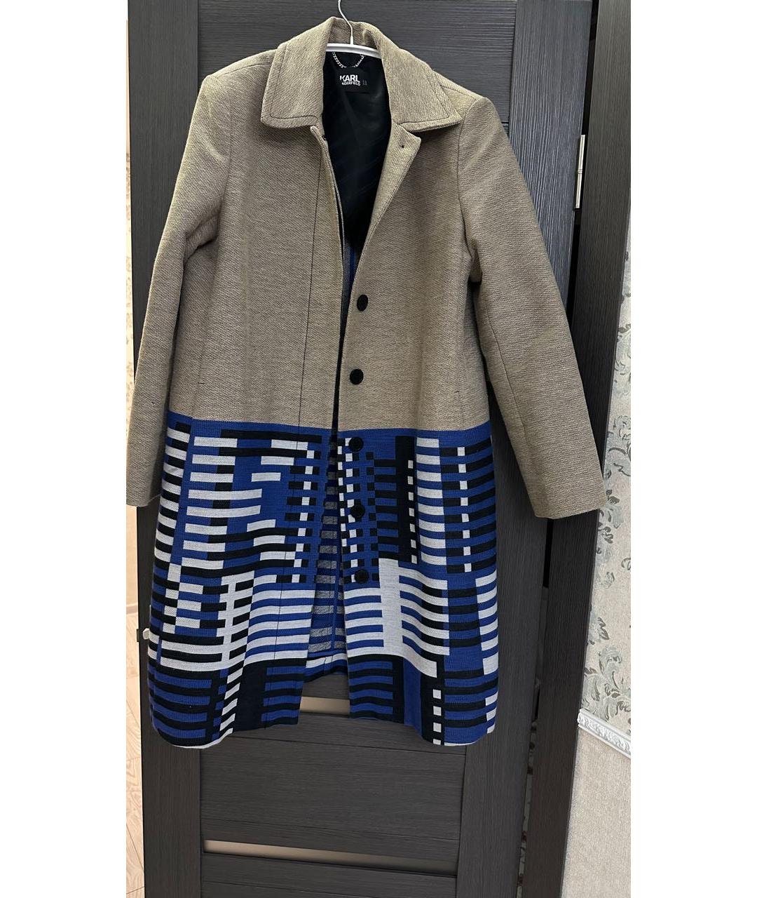 KARL LAGERFELD Мульти хлопковое пальто, фото 9