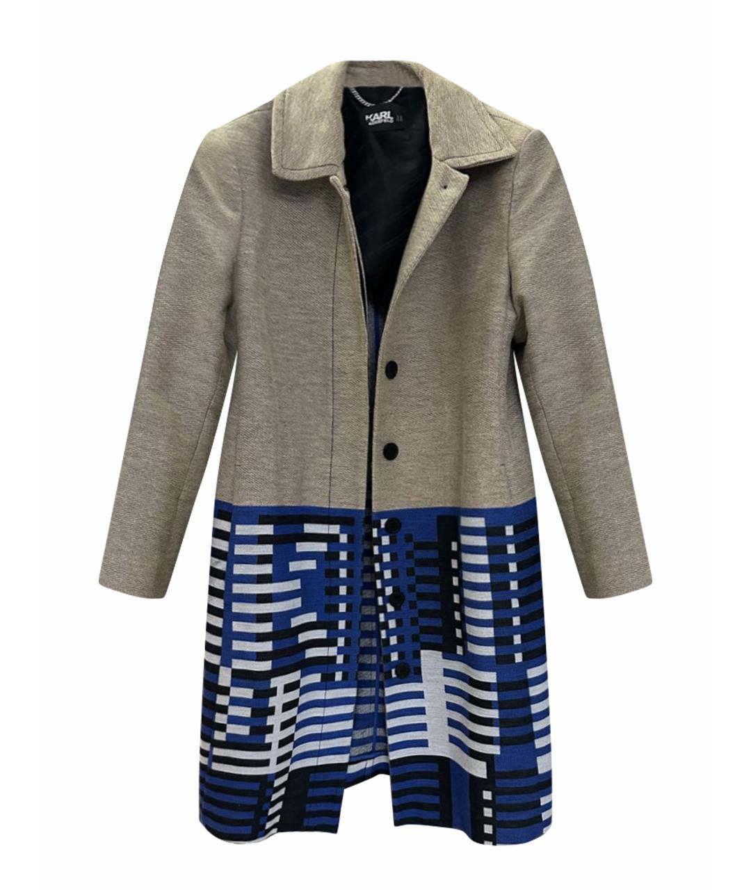 KARL LAGERFELD Мульти хлопковое пальто, фото 1