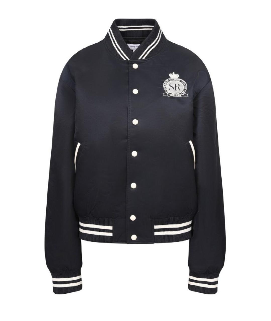 SPORTY AND RICH Темно-синяя полиамидовая куртка, фото 1