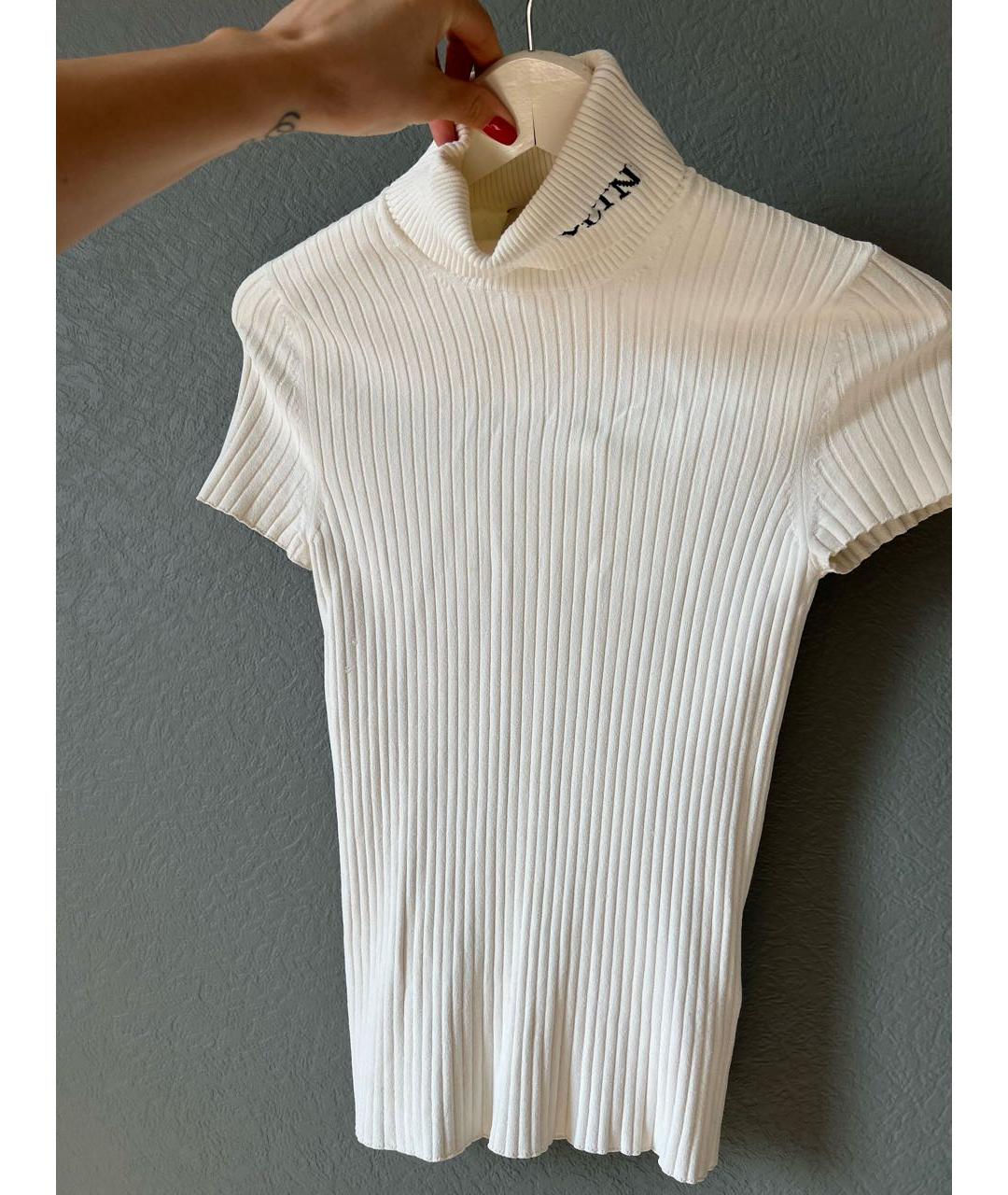 VALENTINO Белая вискозная водолазка, фото 3