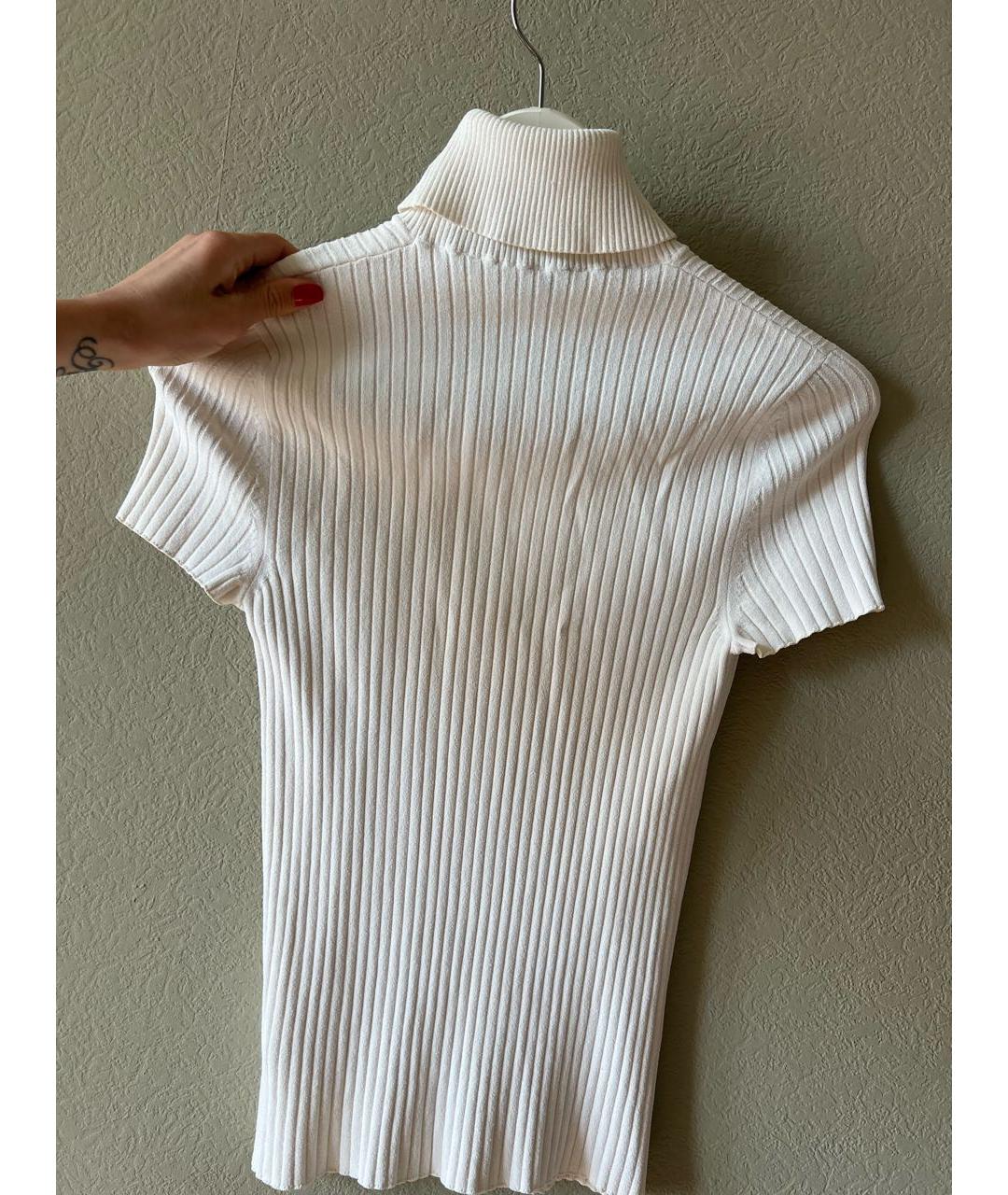 VALENTINO Белая вискозная водолазка, фото 2