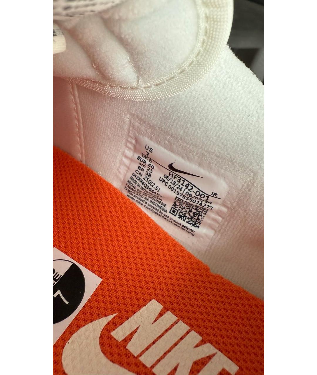 NIKE Бежевые замшевые кроссовки, фото 7