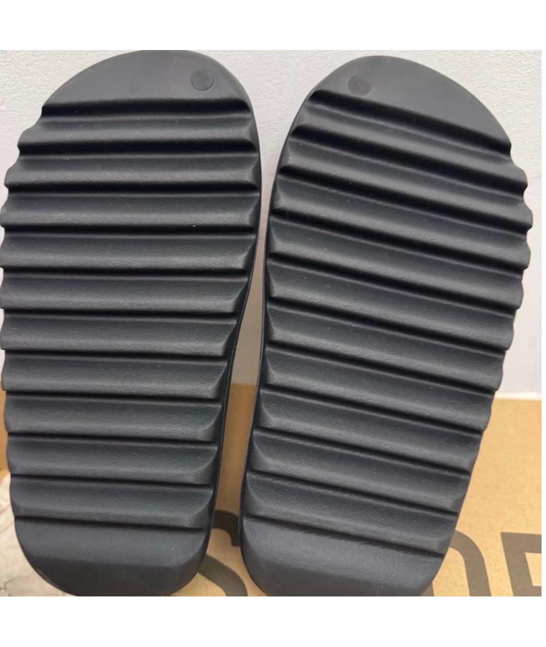 ADIDAS YEEZY Черные шлепанцы, фото 3