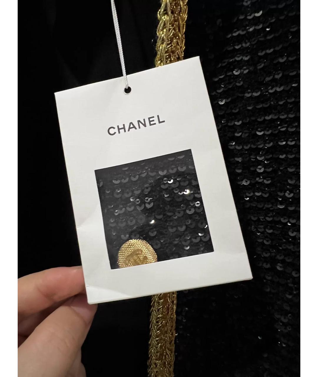 CHANEL Черный жакет/пиджак, фото 3