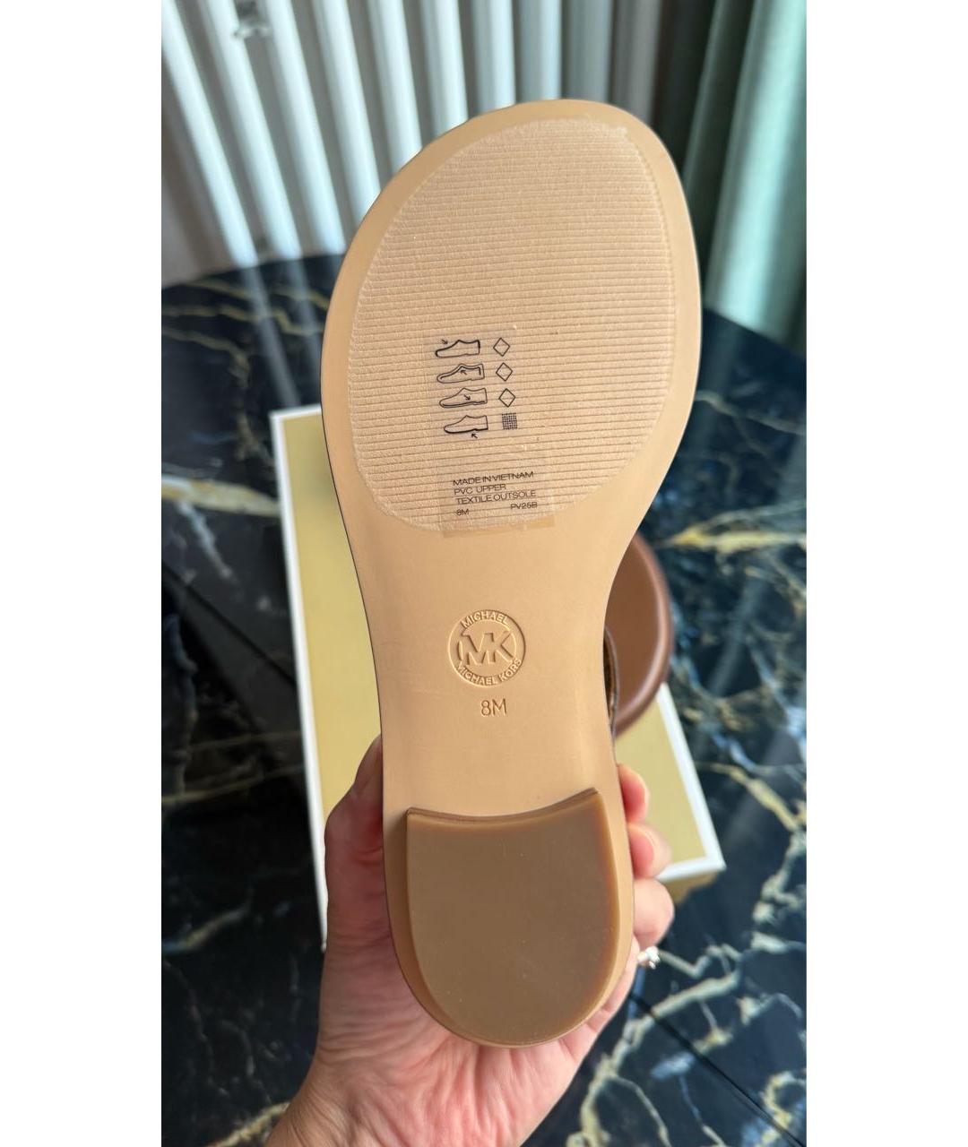 MICHAEL KORS Коричневые сандалии, фото 5
