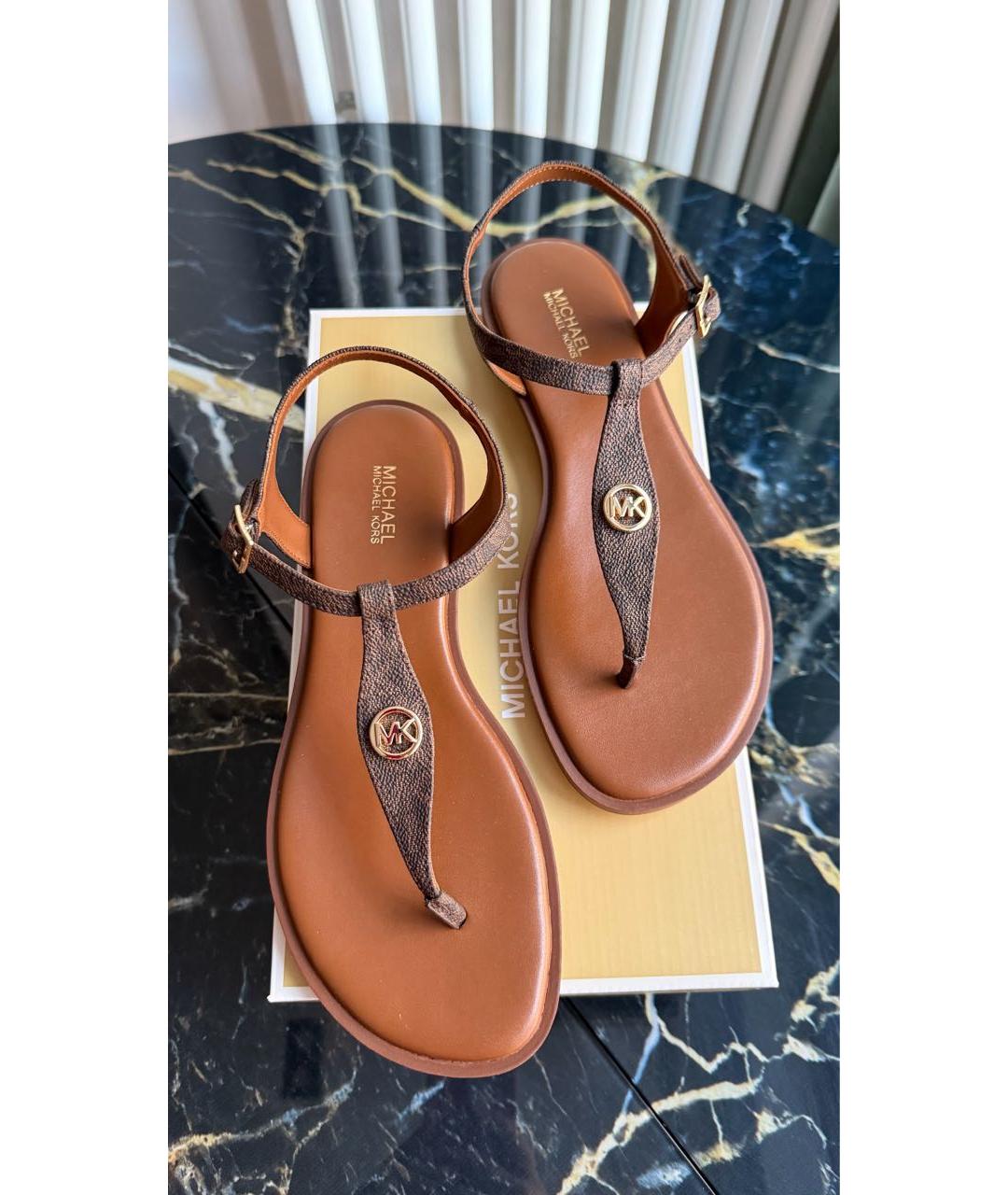 MICHAEL KORS Коричневые сандалии, фото 6