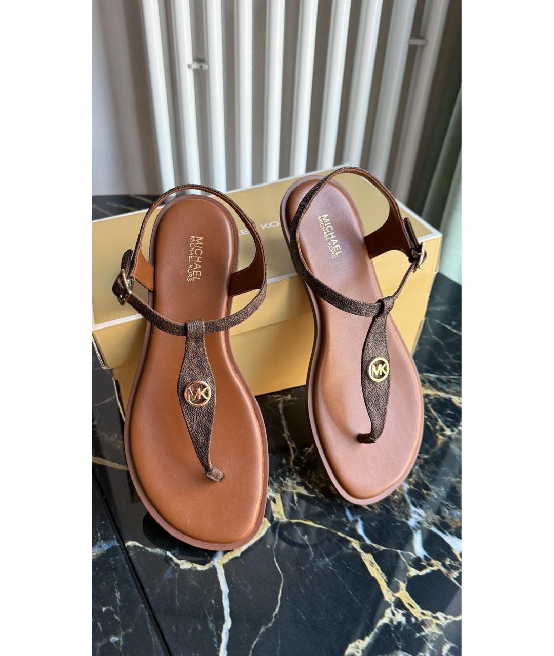 MICHAEL KORS Коричневые сандалии, фото 2