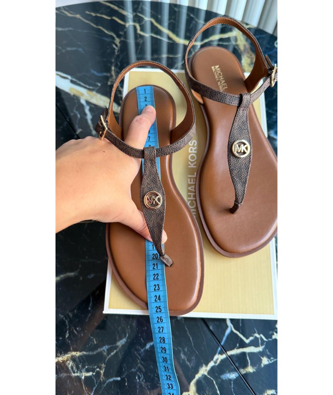MICHAEL KORS Коричневые сандалии, фото 3