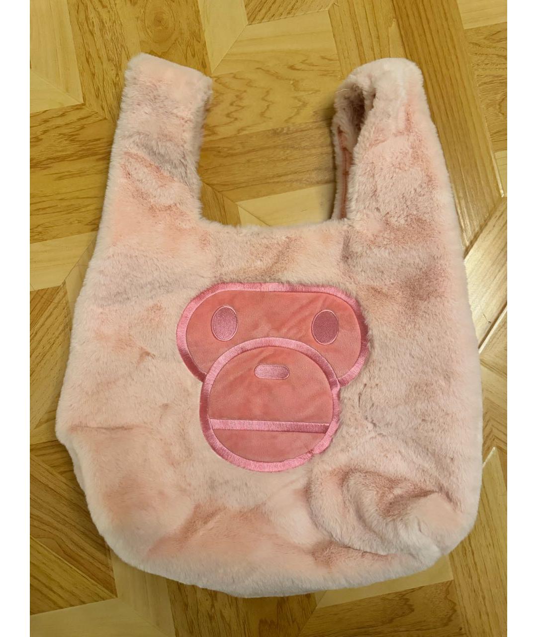 BAPE Розовая сумка тоут, фото 9