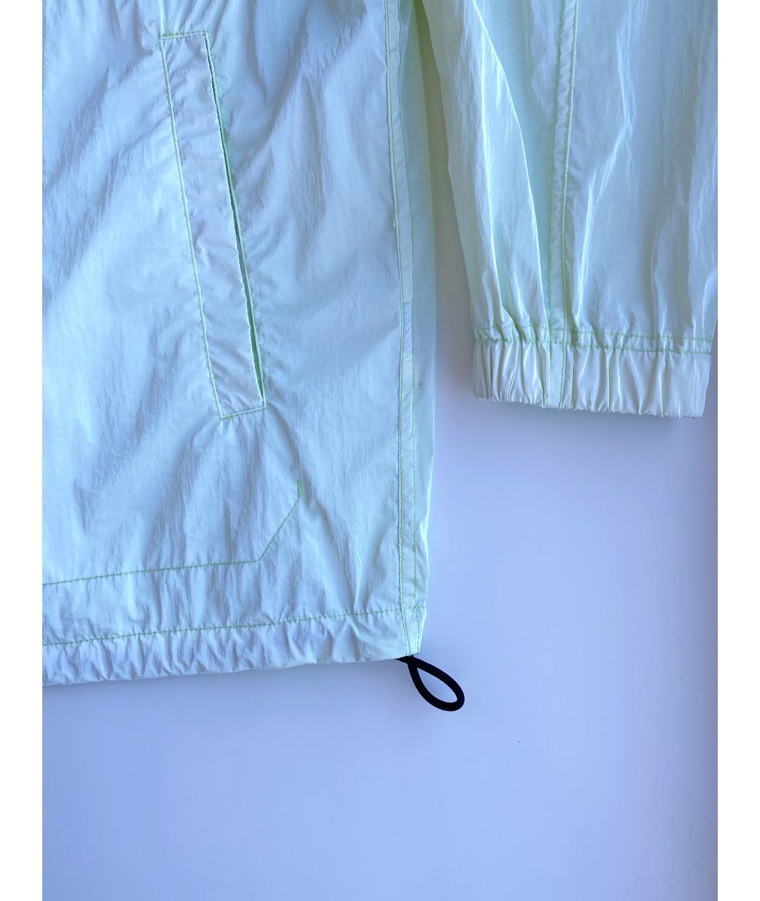 STONE ISLAND Салатовая полиамидовая куртка, фото 7