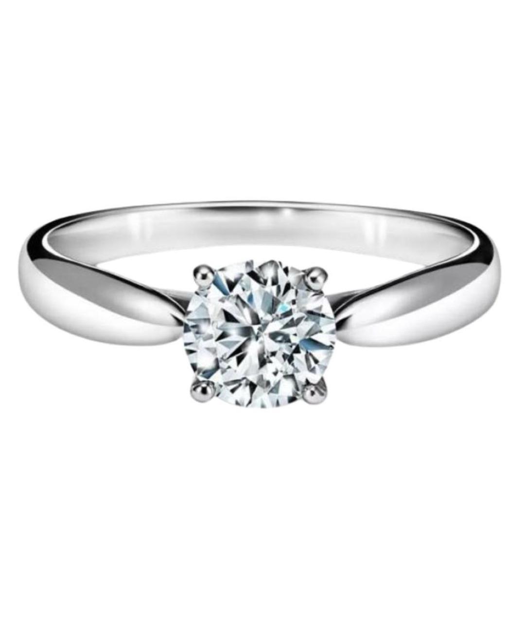 TIFFANY&CO Серебряное платиновое кольцо, фото 1