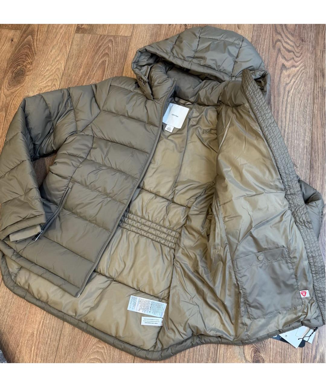 CALVIN KLEIN Хаки куртка, фото 2