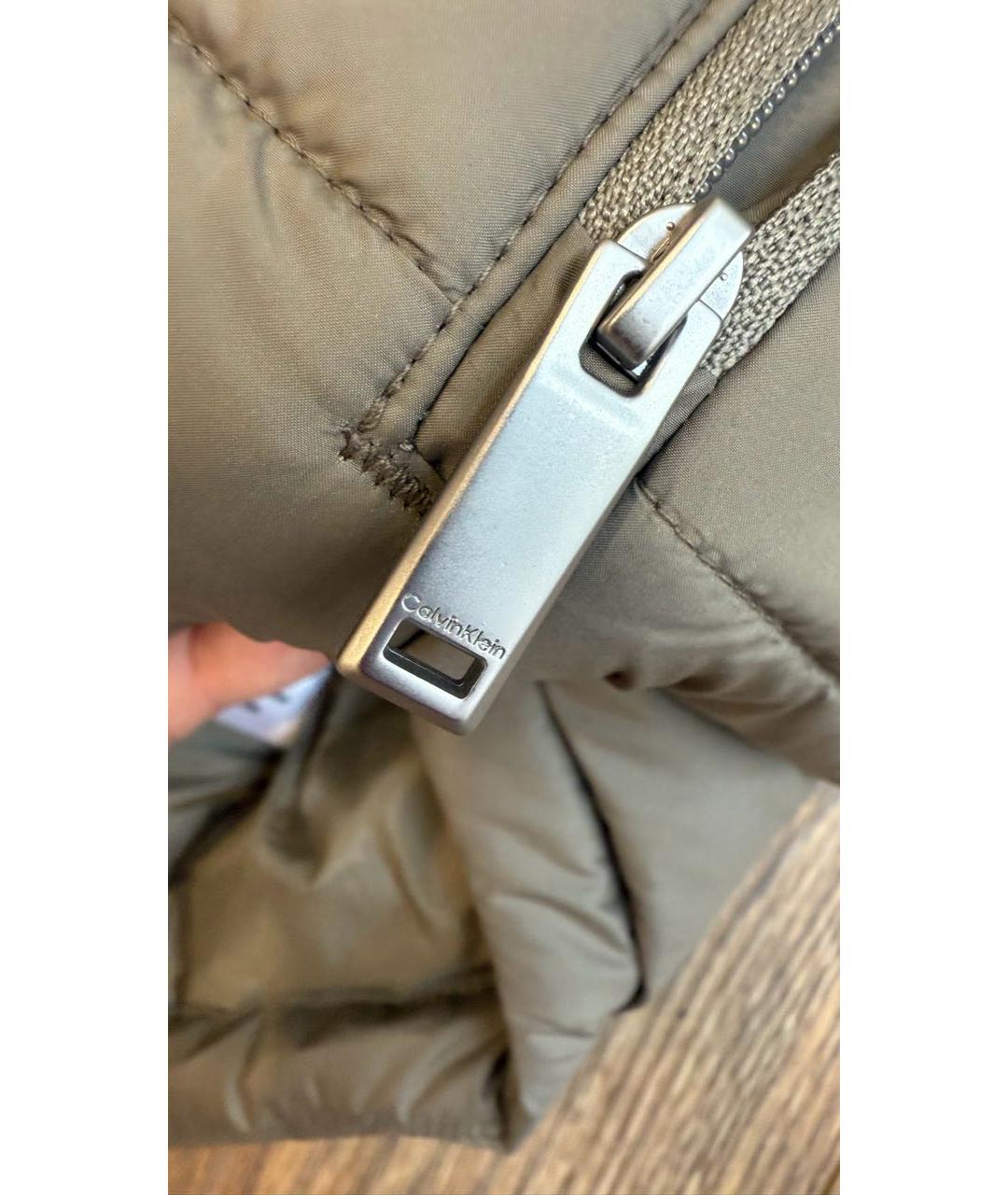 CALVIN KLEIN Хаки куртка, фото 8