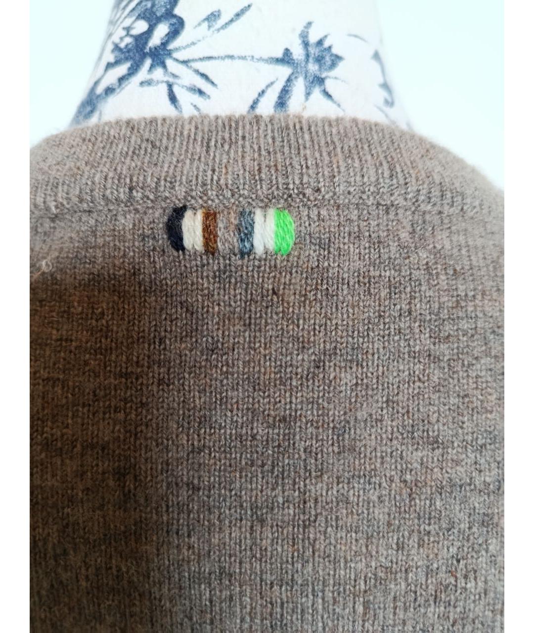 EXTREME CASHMERE Серая кашемировая футболка, фото 4